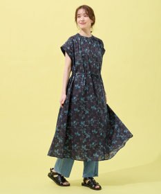 ANY 【手洗い可能】レトロギャザーワンピース