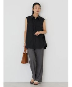 AMERICAN HOLIC ノースリーブＷポケットシャツ