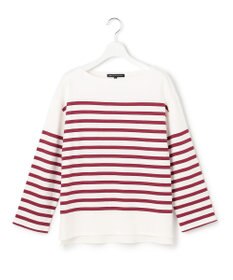 23区 L 【洗える】BUGIS シングルジャージー ボーダー カットソー