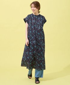 ANY 【手洗い可能】レトロギャザーワンピース