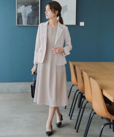 Tiaclasse 【セレモニー・洗える】ハートネックくるみ釦ワンピース