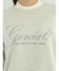 earth music&ecology 裏毛ロゴチュニック