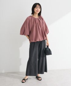 Green Parks ライトデニムイージーバギーパンツ