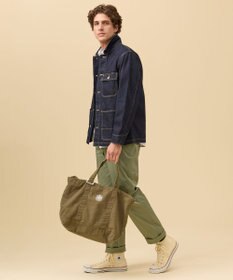 J.PRESS MEN コットンキャンバス オーバルトートバッグ