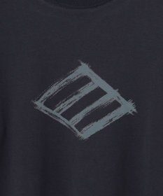 JOSEPH ABBOUD 【柔らかな肌触り】ソフトスムースダイヤロゴプリント Tシャツ