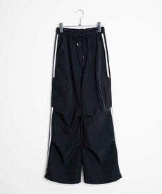 WEGO 【ウエストゴム】イージーパラシュートカーゴパンツ