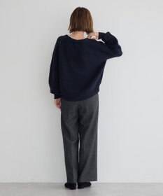 YECCA VECCA パールネックニット