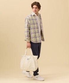 J.PRESS MEN コットンキャンバス オーバルトートバッグ