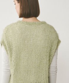 GRACE CONTINENTAL フィルムヤーンニットベスト