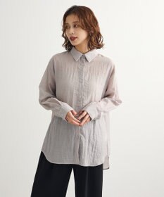 Green Parks ＳＥＴ２点ラメシャギービスチェ＋シャツ