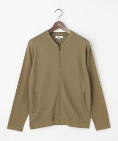 JOSEPH ABBOUD 【サステイナブル・オーガニックコットン使用】オーガニッククールニットジップ カーディガン