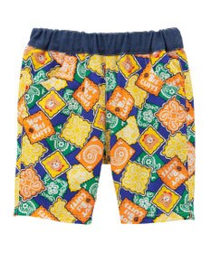 MIKI HOUSE HOT BISCUITS 【80-120cm】 バンダナ柄 6分丈ハーフパンツ