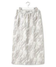 ICB L 【先行予約】FluidBackSatin ナロースカート