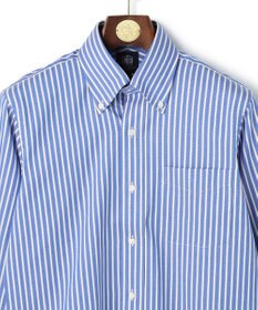 J.PRESS MEN 【PREMIUM PLEATS / 形態安定】スーピマコットンパナマストライプ シャツ / B.D.