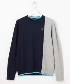 23区GOLF 【MEN】カラーブロックニット