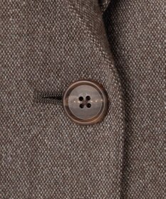 J.PRESS LADIES 【セットアップ対応】ウールストレッチツイード テーラード ジャケット