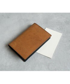 genten スクエアウォレット ラクダ革名刺入れ