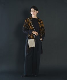 MIYABIYA 南蛮七宝 ソフトレザー ダブルポシェット