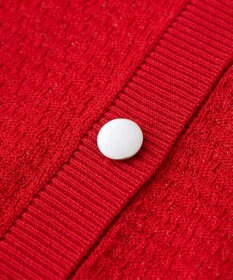 Green Parks スキッパー半袖ニットカーディガン