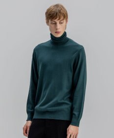 JOSEPH HOMME 【WEB・一部店舗限定】ウールコットンプレーン　タートルネックニット