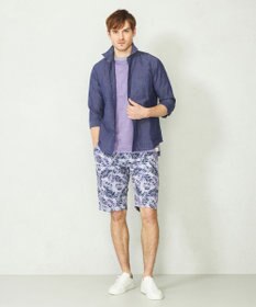 JOSEPH ABBOUD MOUNTAIN 【SPACE／UNISEX】清涼感 リネンハニカム Tシャツ