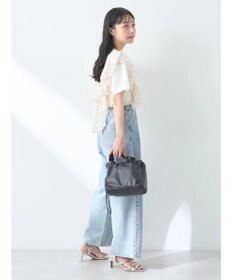 earth music&ecology フロッキードットフリルビスチェ