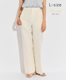 BEIGE， 【L-size】CAROLE / ワイドパンツ