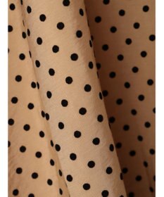 earth music&ecology ドットチュニック丈リボン付きワンピース