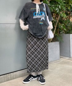 WEGO 【綿100%】ヴィンテージウォッシュグラフィックTシャツ