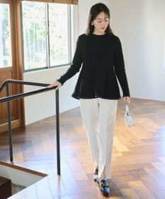 #Newans 【洗える】フレアシルエットチュニックニット