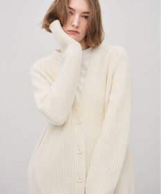 uncrave チャンキーニット カーディガン