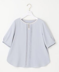 ANY SIS S 【洗える】フロントタックバイカラー ブラウス