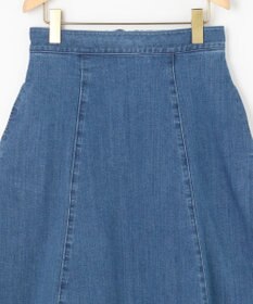 組曲 ライトデニム フレアスカート