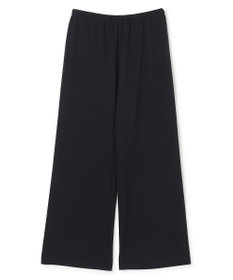 UNFILO L 【ウエストゴム】ライトジョーゼット イージーワイドパンツ