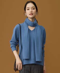 自由区 S 【SHIHOさん着用】ウールハイゲージVネック ニット