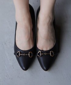 ANY SIS 【22.5～24.5cm】ビット付き パンプス ブラック