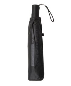 MOONBAT 【WEB限定】MIZUNO  (ミズノ) BIGロゴ 無地 日傘 折りたたみ傘 自動開閉 1プッシュ パラソル 晴雨兼用 軽量 一級遮光 遮熱効果 遮光率100% UV遮蔽100%