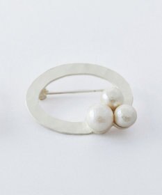 Pisceans ツチメリング&コットンパール ブローチ