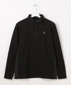 23区GOLF 【MEN】カノコダンボール裏起毛長袖ポロシャツ