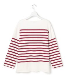 23区 L 【洗える】BUGIS シングルジャージー ボーダー カットソー