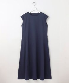 自由区 【WEB限定・洗える】シアーカーデ×ジャージードレス セット