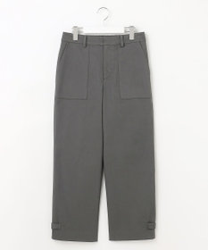 J.PRESS LADIES 【洗える】サテンストレッチプレミアムピーチ ベイカー パンツ