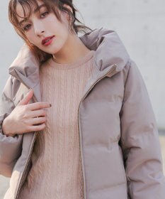 Tiaclasse L 【洗える】肩ボタンケーブルニットトップス