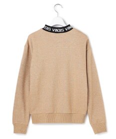 23区GOLF 【WOMEN】ラメスウェットモックネック ダブルニット 裏毛素材