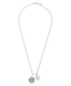 Green Parks ・ＨＡＬＦ　ＴＩＭＥ　パール＆メタルプレートネックレス