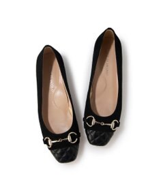 MODE ET JACOMO <MODE ET JACOMO>スクエアビットフラットパンプス