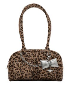 WEGO チャーム付きチェーンボストンバッグ