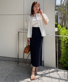 UNFILO イージーチノ Iラインスカート