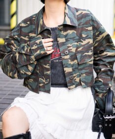 WEGO ミリタリーショートシャツ