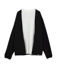 CRAFT STANDARD BOUTIQUE 梨地カットカーディガン＋ＬＳ　ＴＥＥーＳＥＴ